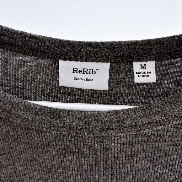 99% NEW GREY SHEER UNDER SHIRT FROM ARITZIA SIZE M - Picture 2 of 5